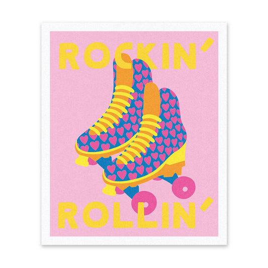 Rockin' Rollin' Riso Print (12x10)