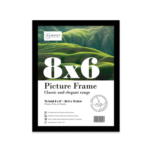 Black 8x6 Picture Frame