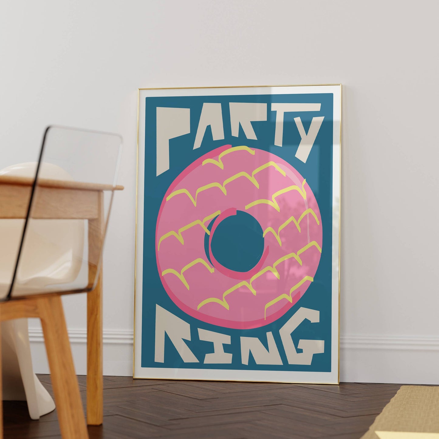 Party Ring A4 Art Print