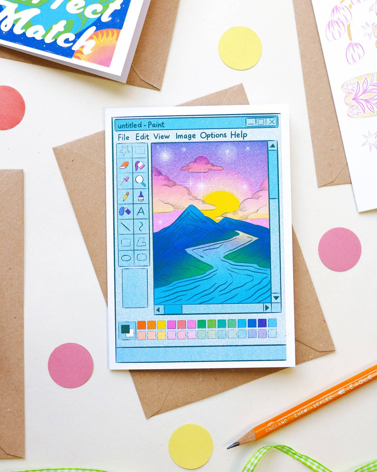 MS Paint A6 Greetings Card