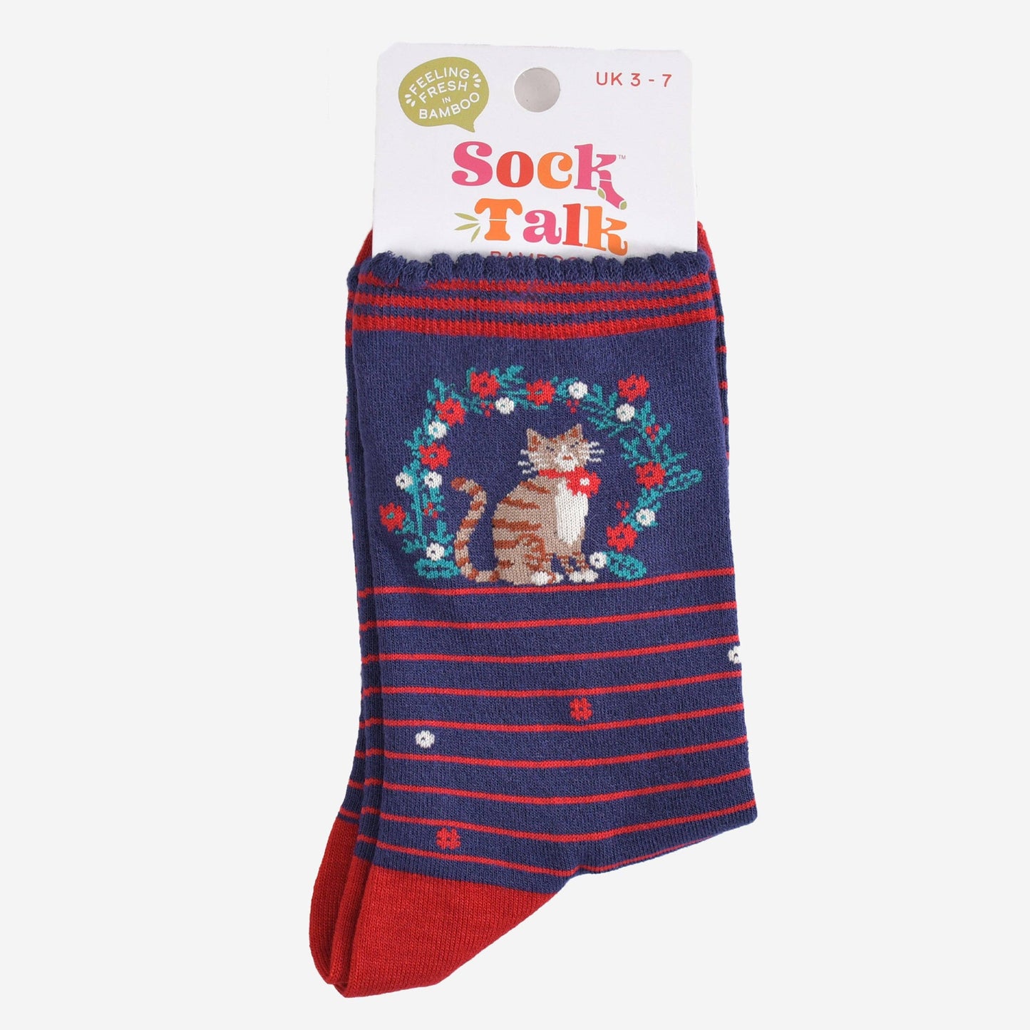 Cat Wreath Women's Bamboo Socks
