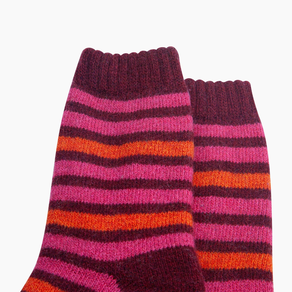 Cosy Stripe Wool Blend Socks