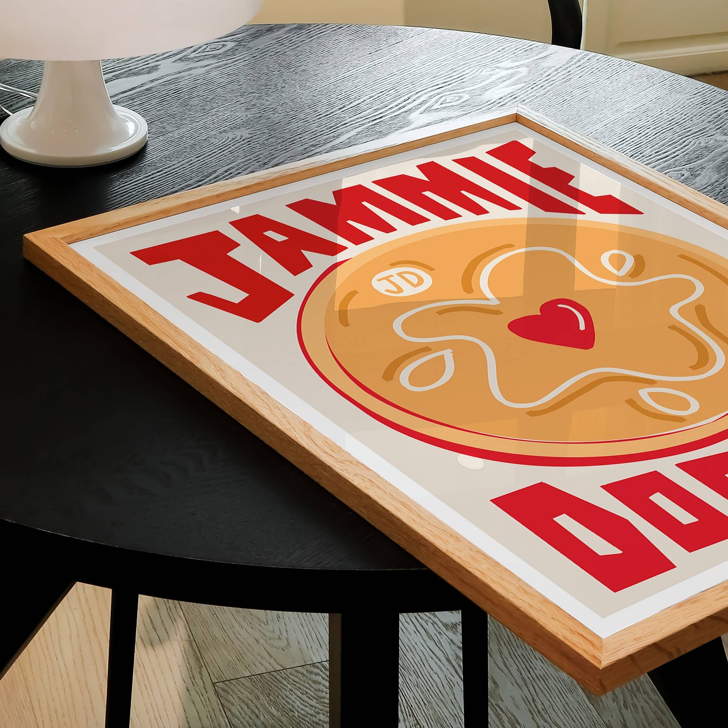 Jammie Dodger A4 Art Print
