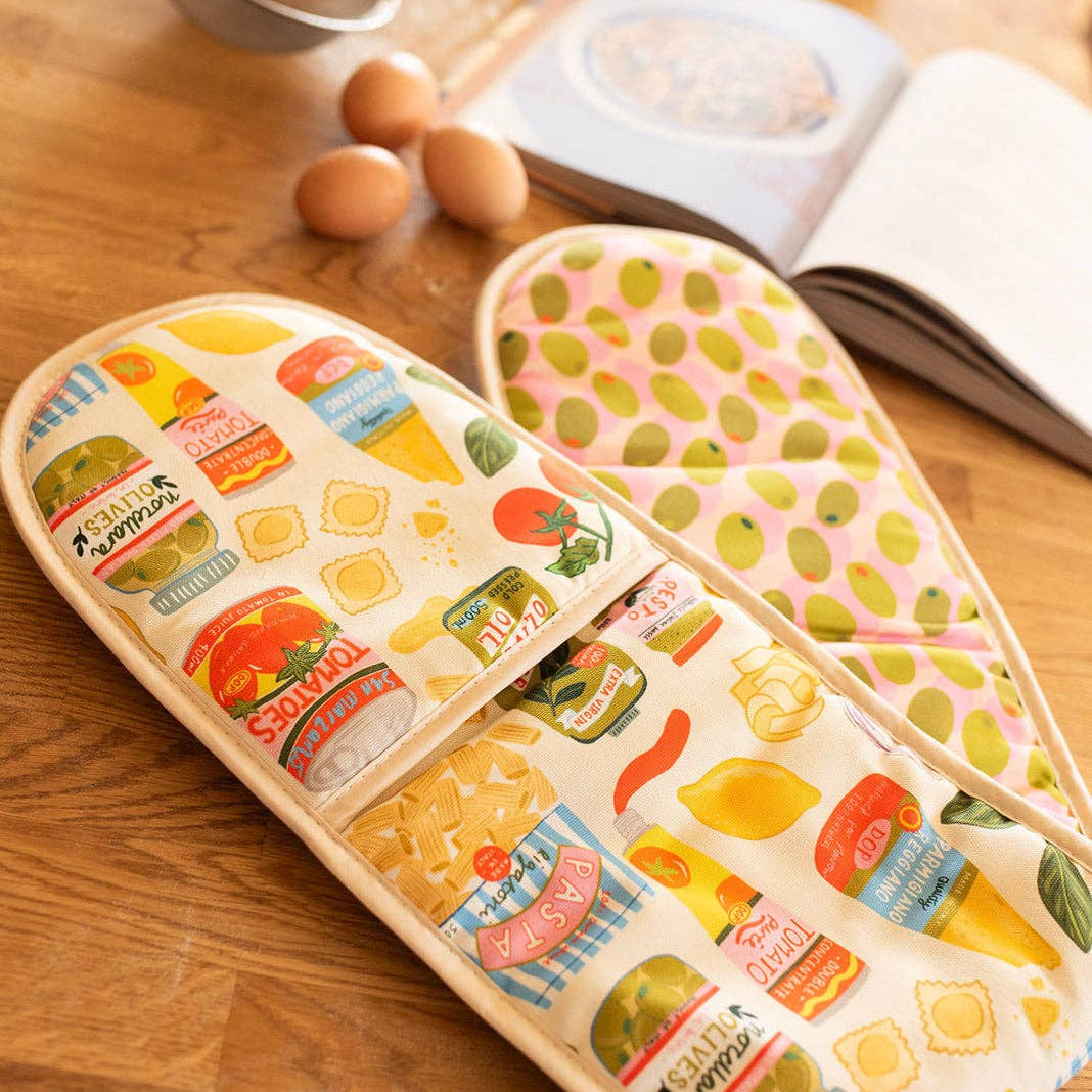 Italian Ingredients Organic Cotton Oven Gloves