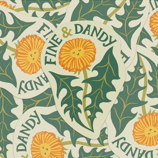 Fine & Dandy Eco-Friendly Sticker