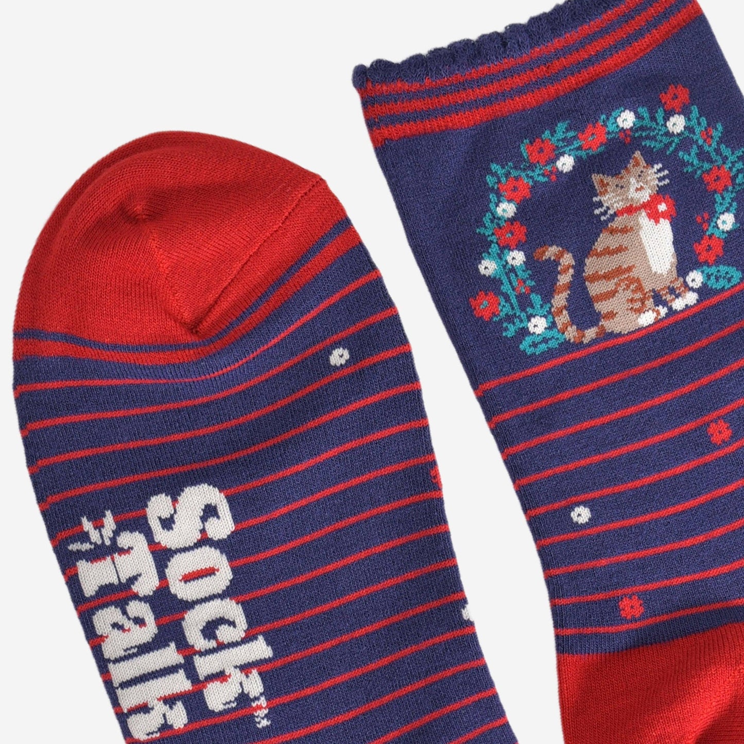 Cat Wreath Women's Bamboo Socks