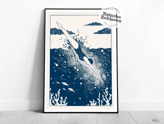 Into the Deep A4 Print