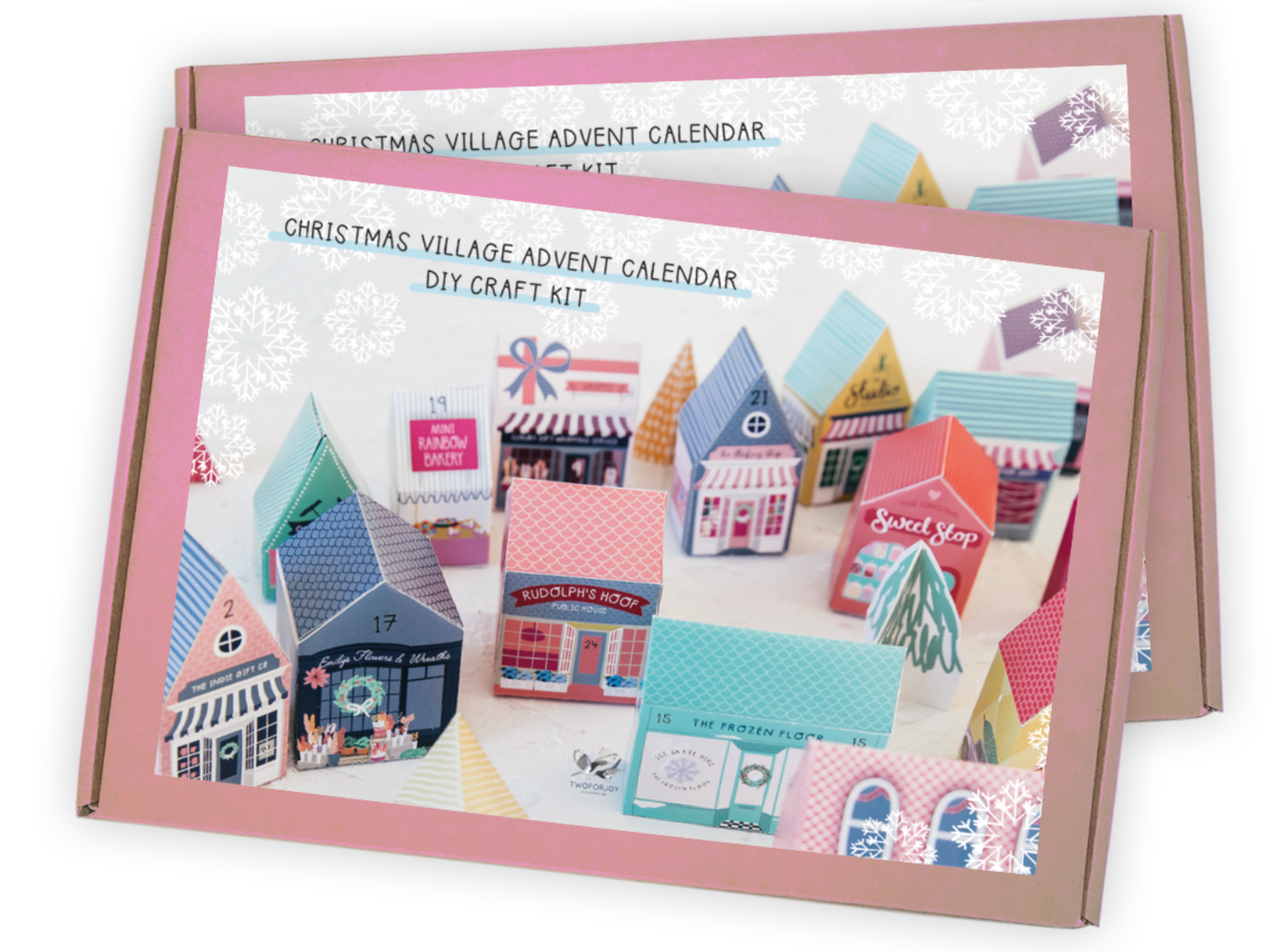 Merry and Bright Village Advent Calender DIY Crafty Project