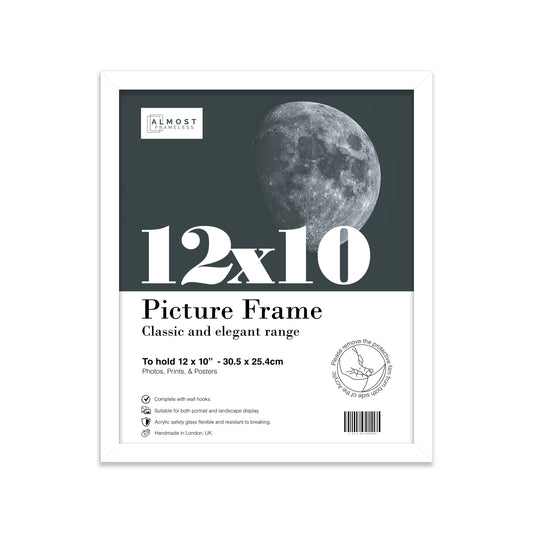 White 12x10 Picture Frame