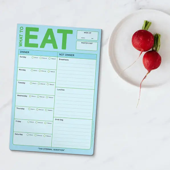 Knock Knock What to Eat Pad (Pastel Edition) (Notepad/Sticky Notes)