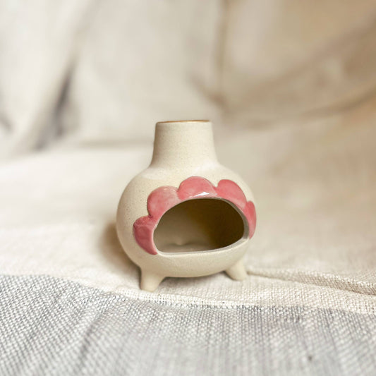 Ceramic Incense Chimney - Pink