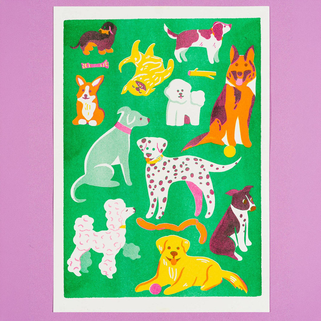 Doga Risograph Print A3
