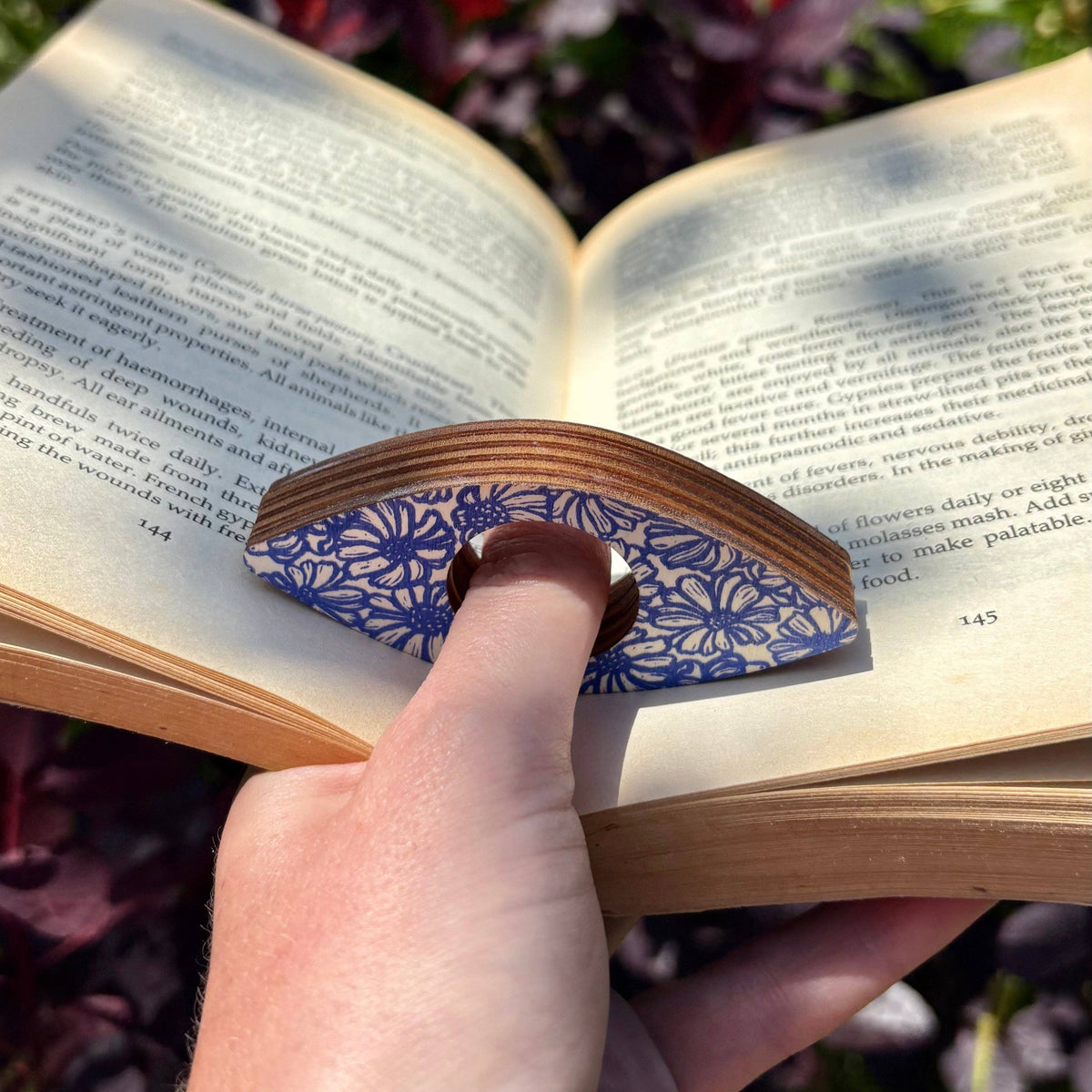 Blue Daisy Book Holders