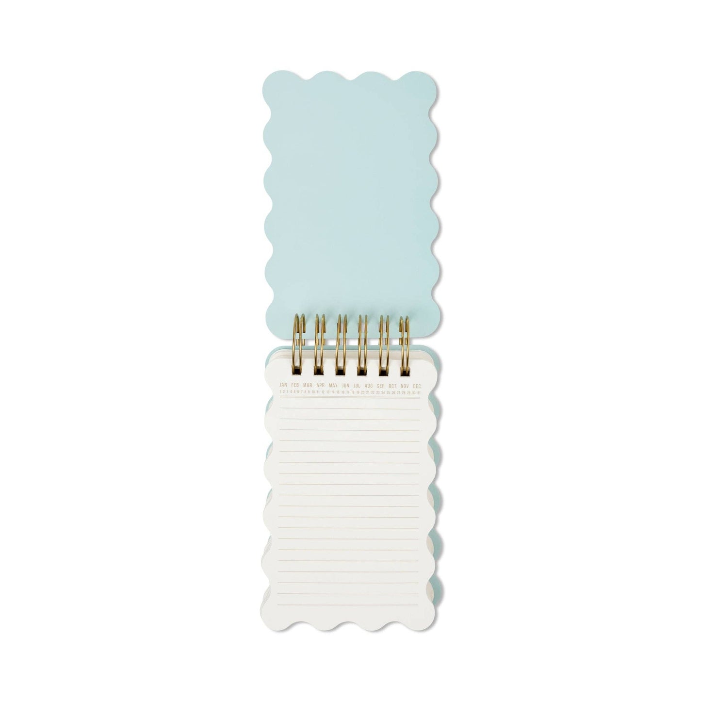 Teal Wavy Notepad
