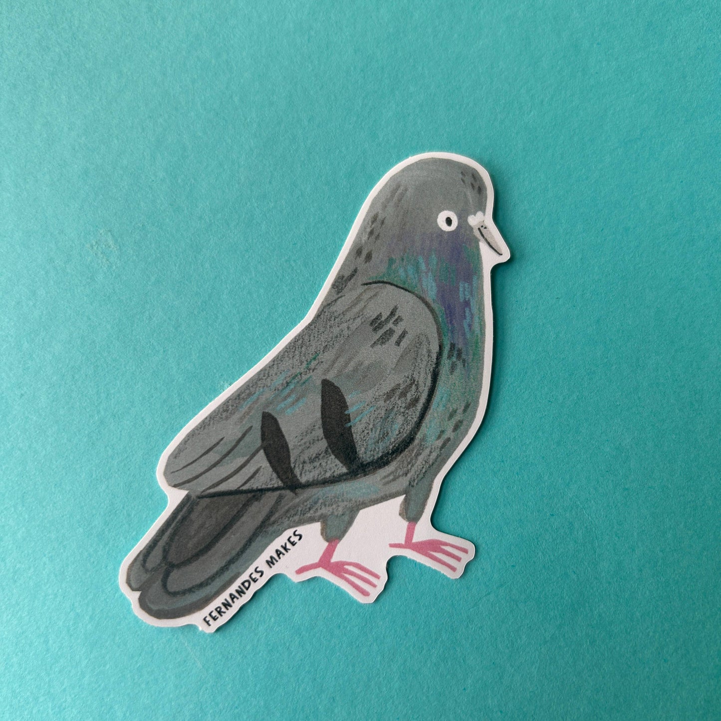 Agatha The Pigeon Vinyl Sticker