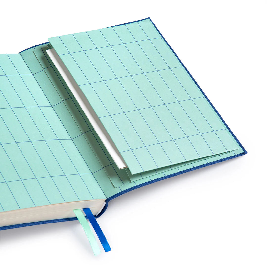 Ultramarine Blue Fabric Daily Planner