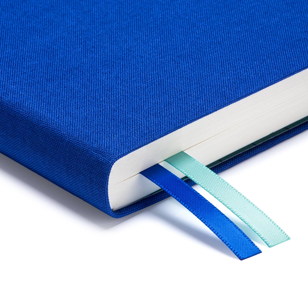 Ultramarine Blue Fabric Daily Planner
