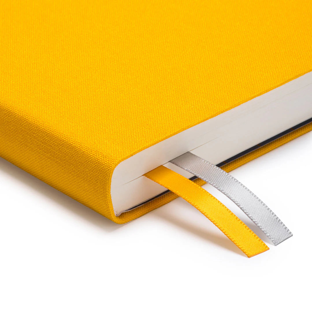 Yellow Fabric Daily Planner
