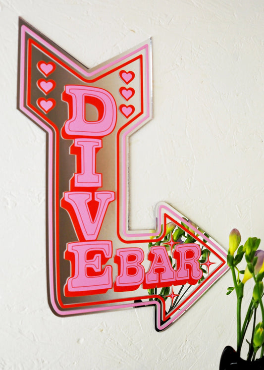 Retro Dive Bar Mirror