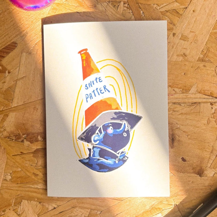 Shite Patter Greeting Card