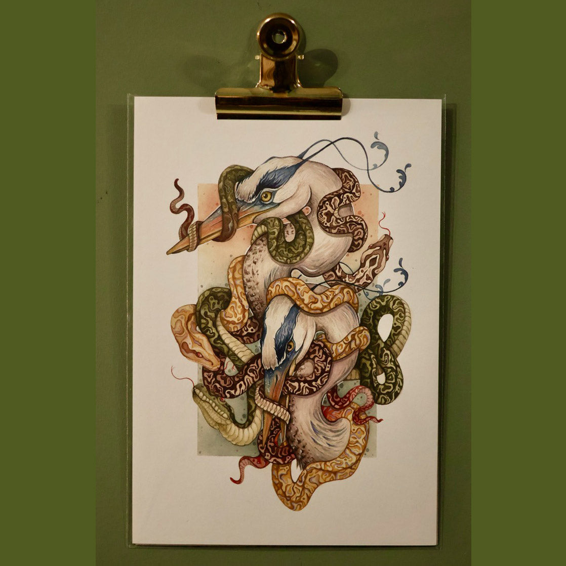 Heroidas A4 Art Print by Juniper North