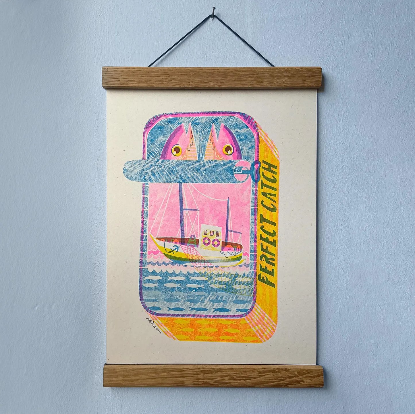 Perfect Catch A4 Print