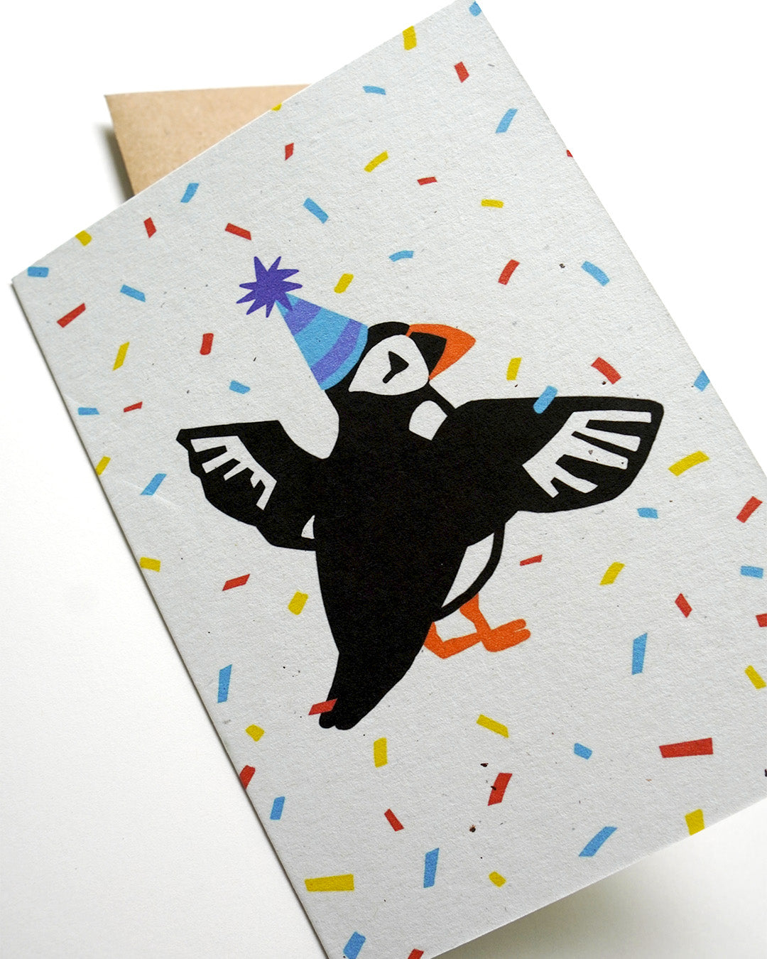 Celebration Puffin - Greeting Card
