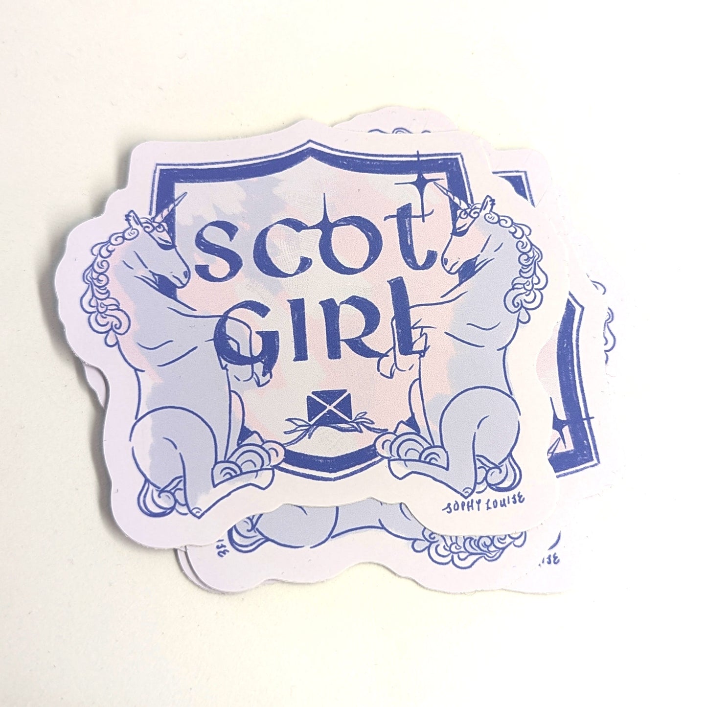 Scot Girl Sticker