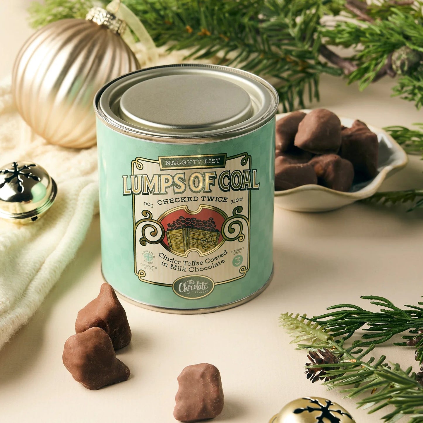 Lumps of Coal - Green Tin