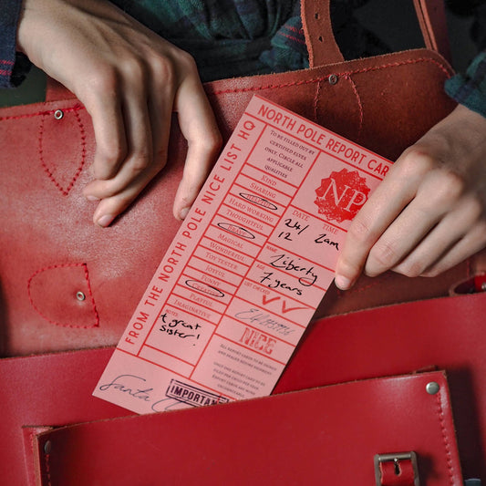 North Pole report cards