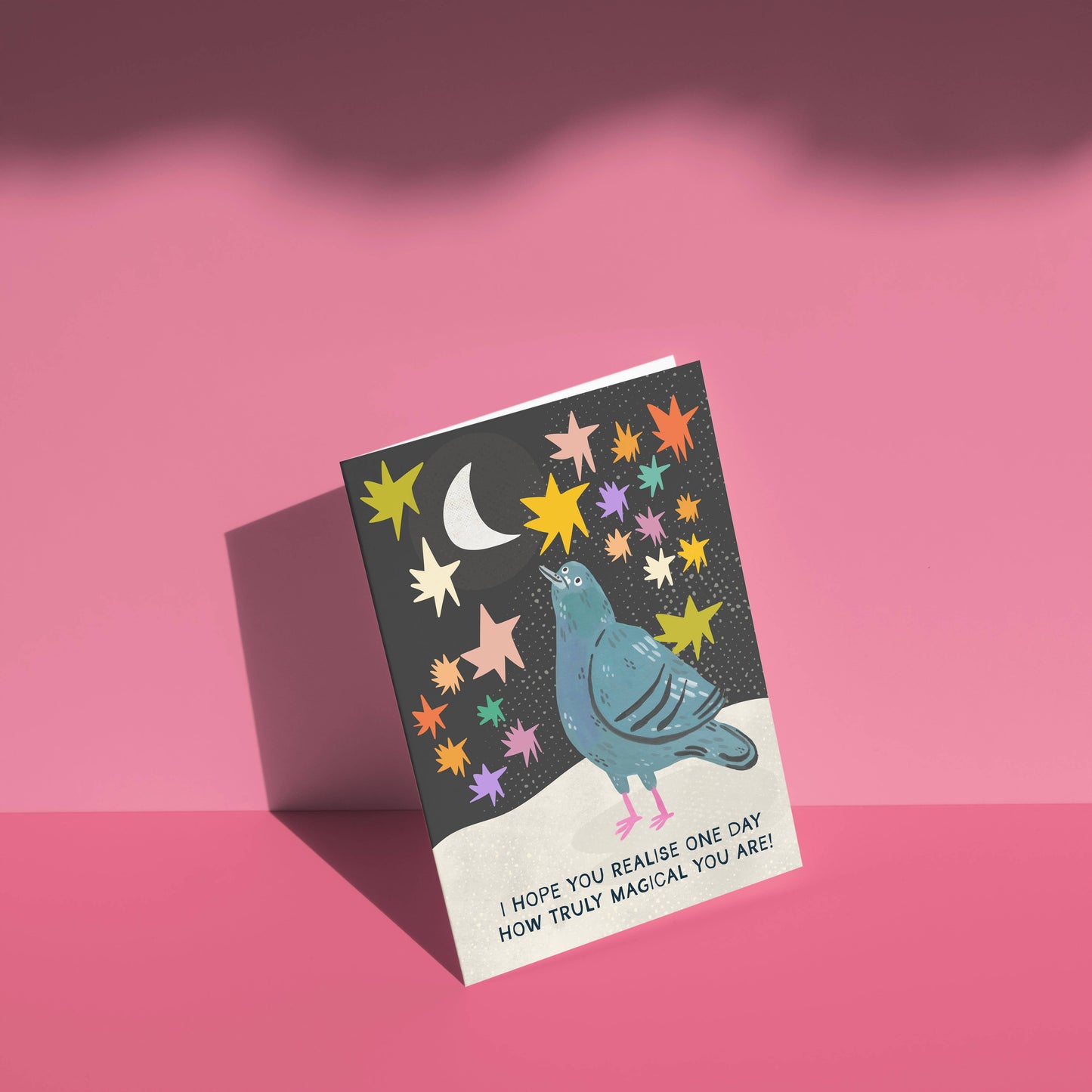 Truly Magical Pigeon Greeting Card