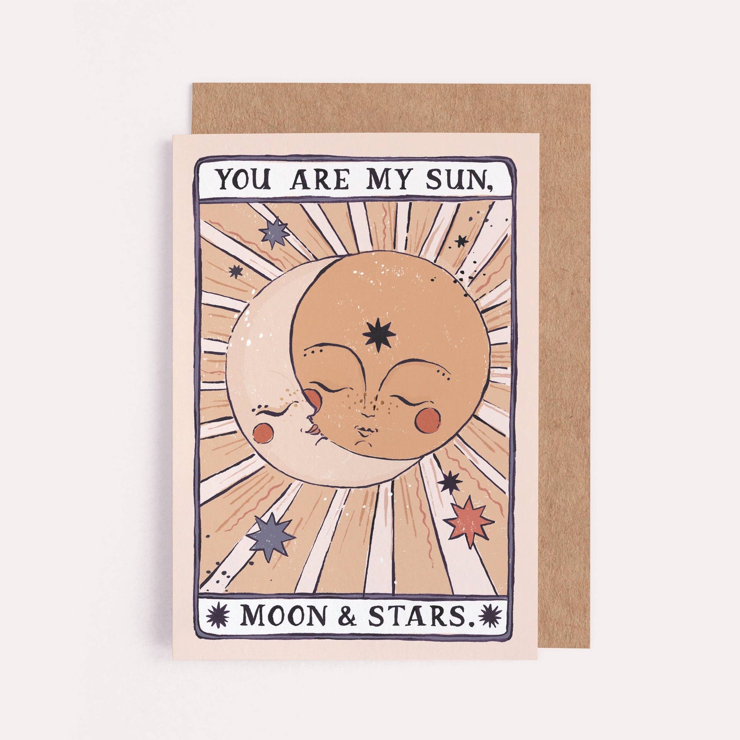 Sun, Moon & Stars Card Valentine's Card