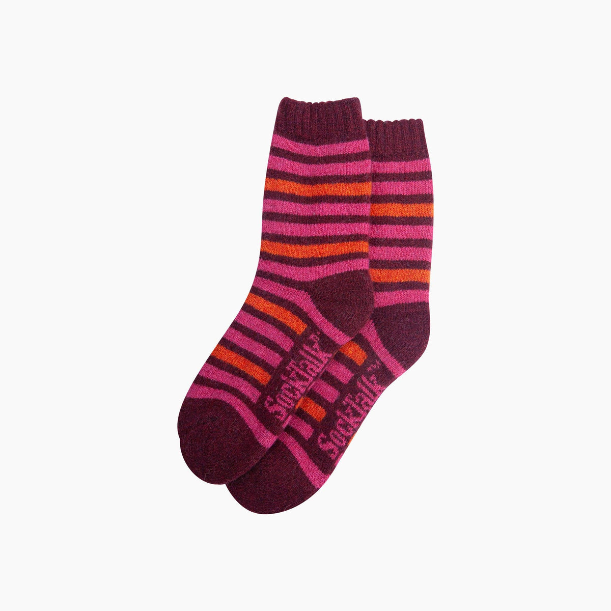 Cosy Stripe Wool Blend Socks