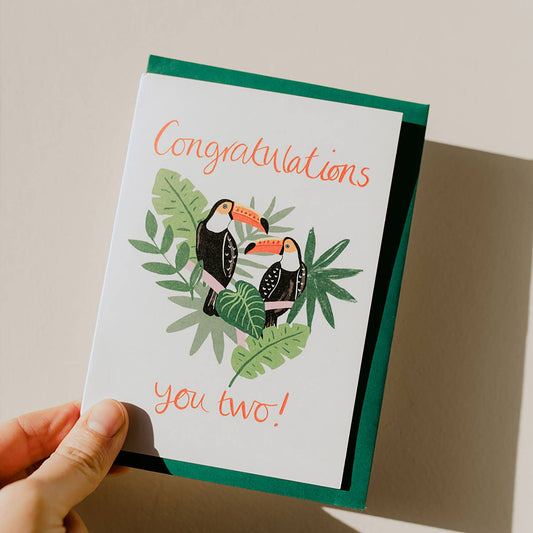 Congratulations you Two! Toucans card