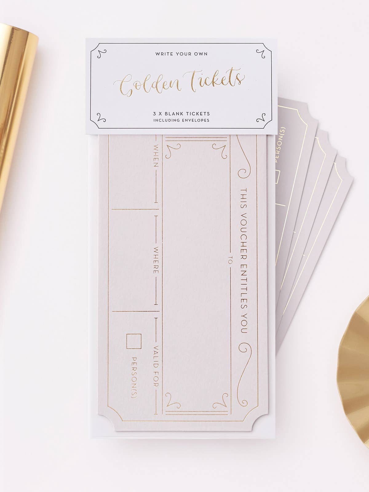 Blank Gift Voucher Pack