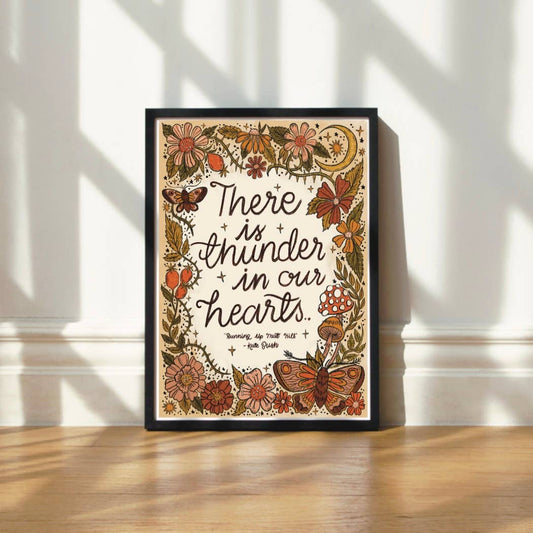 Thunder in Our Hearts  - A4 Art Print