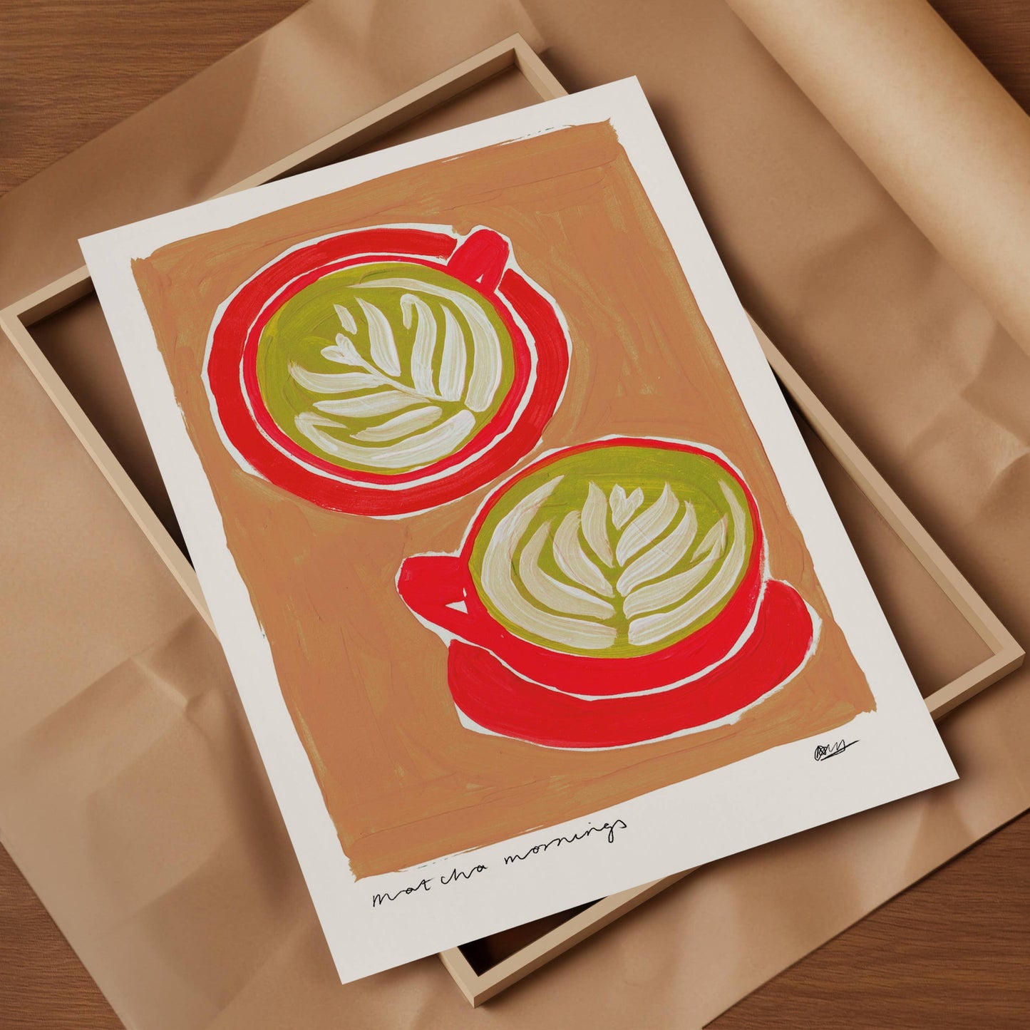 Matcha A4 Art Print
