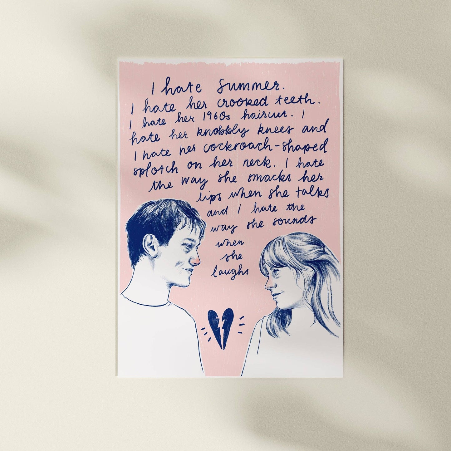 500 Days of Summer – Double-Sided Art Print