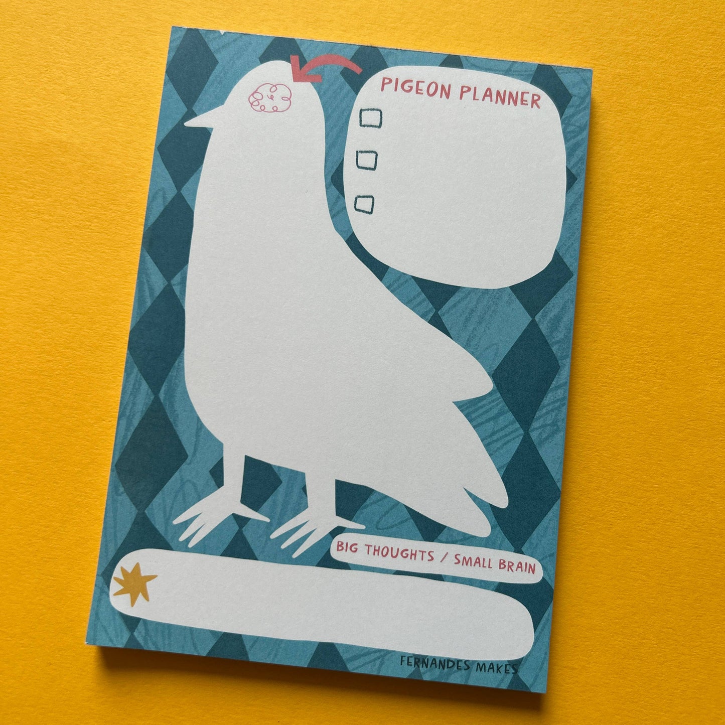 Pigeon Planner - A5 Notepad