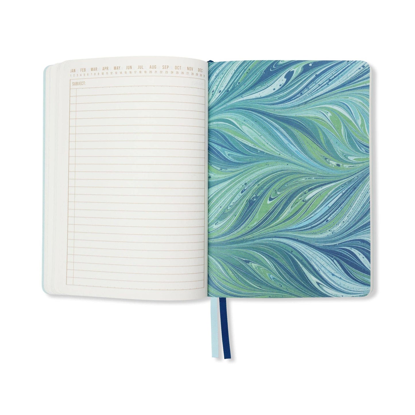 Teal Marble Soft Cover Journal
