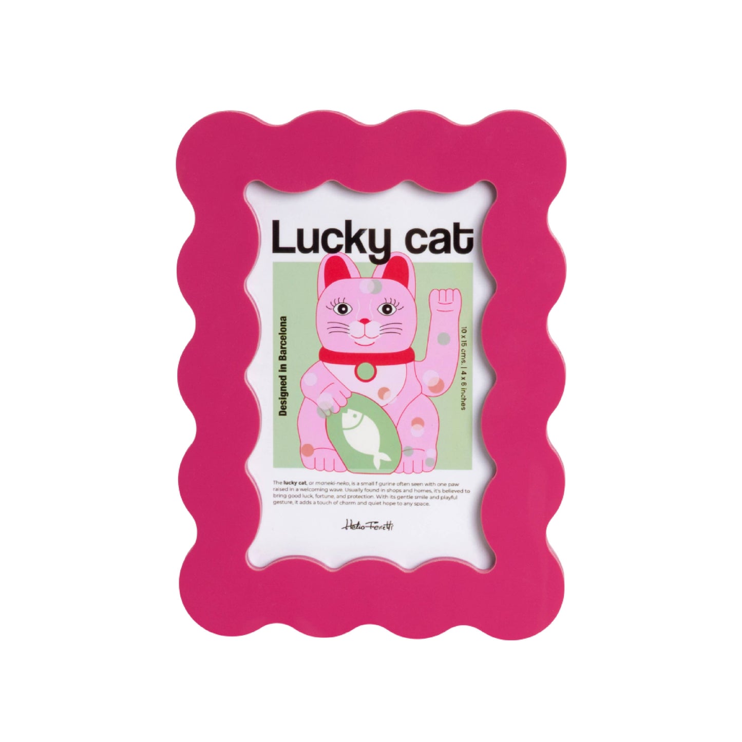 Magenta Petal Photo Frame - Large