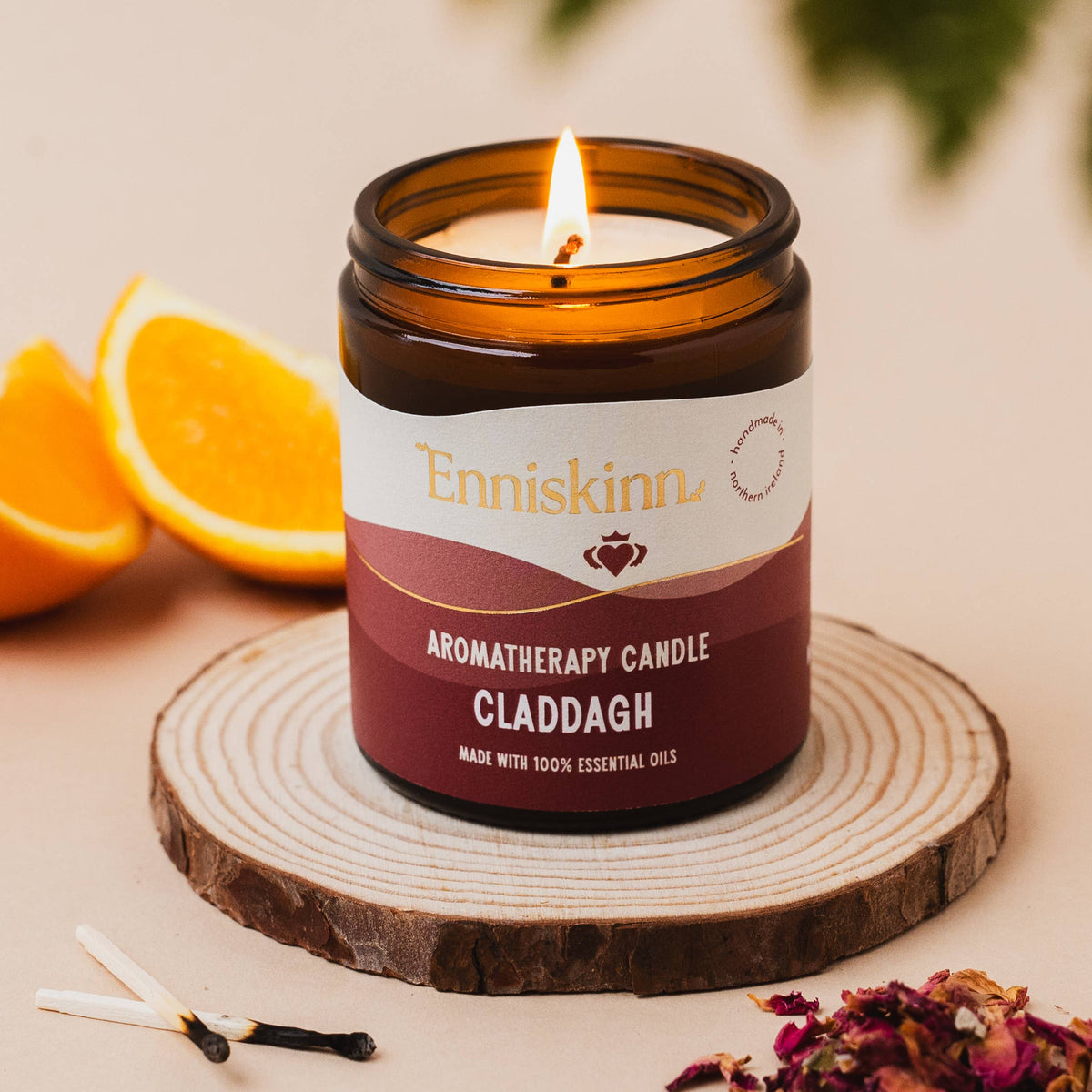 Claddagh 100% essential oils Candle