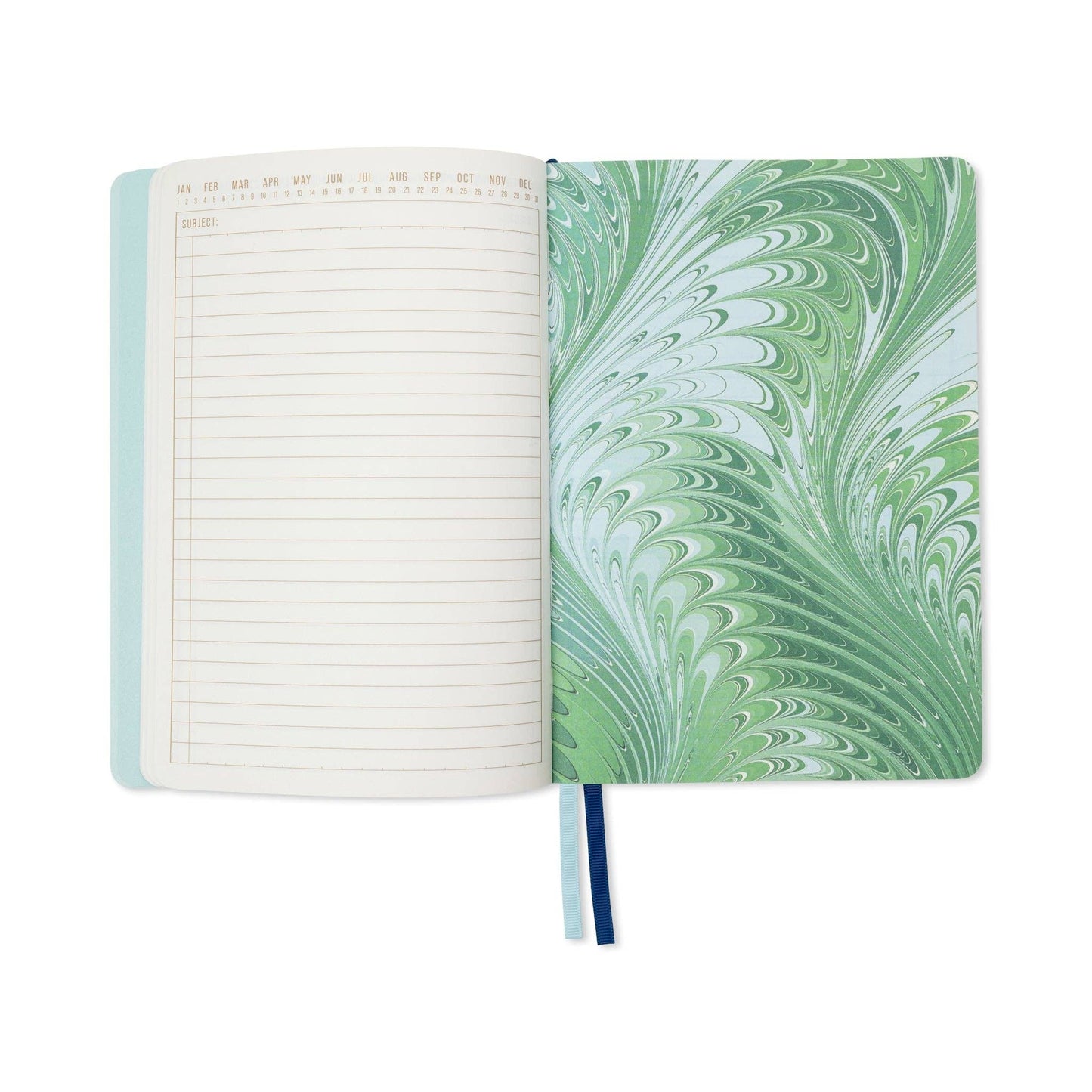 Teal Marble Soft Cover Journal