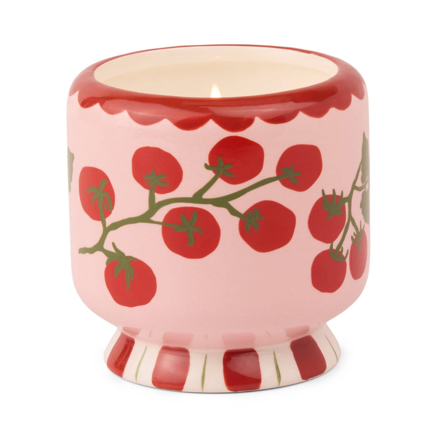 Tomato Vine Ceramic Candle - Heirloom Tomato