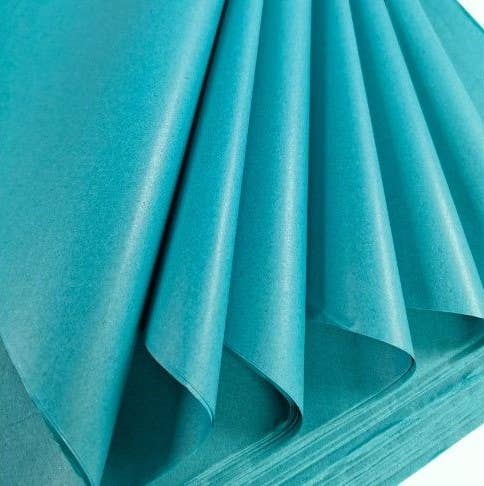 10 Sheets Turquoise Tissue Paper