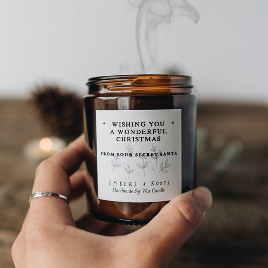 Secret Santa Soy Wax Candle: Clementine & clove