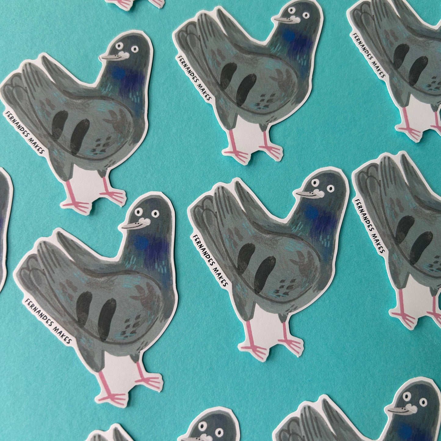 Rocky The Pigeon Vinyl Sticker