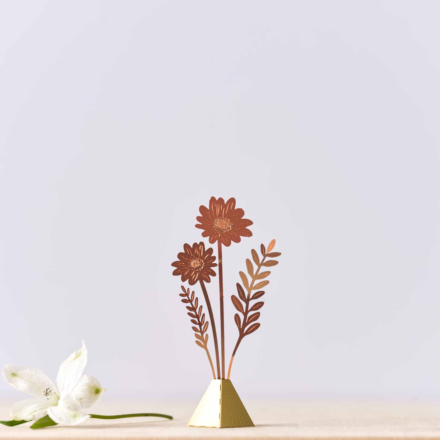 Cosmos Tiny Bouquet in Copper