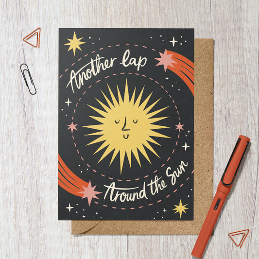 Around The Sun - Birthday or Anniversary Card