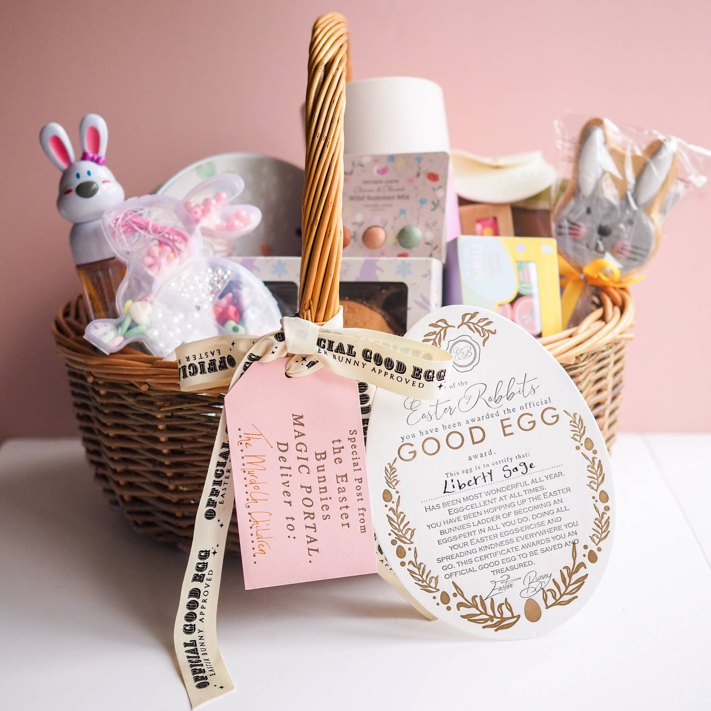 Easter gift tags letter press